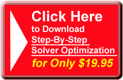 Step-By-Step Optimization With Excel Solver