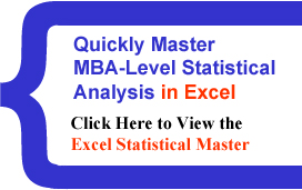 Click Here to View the Excel Statistical Master