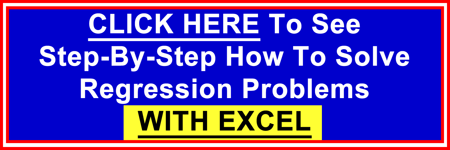 Click Here To See How To Do Regression in Excel